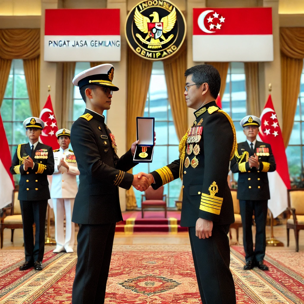 Pemerintah Singapura Sematkan Penghargaan Pingat Jasa Gemilang untuk KSAL, Apa Itu?