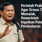 Perintah Prabowo Agar Ormas Tak Memalak, Pemerintah Ingatkan Potensi Pembubaran