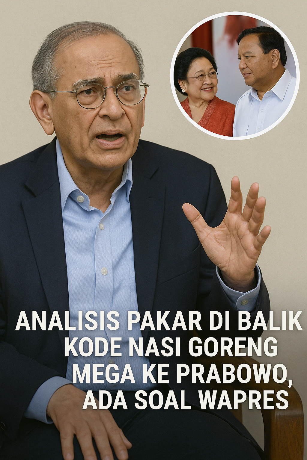 Analisis Pakar di Balik Kode Nasi Goreng Mega ke Prabowo, Ada soal Wapres